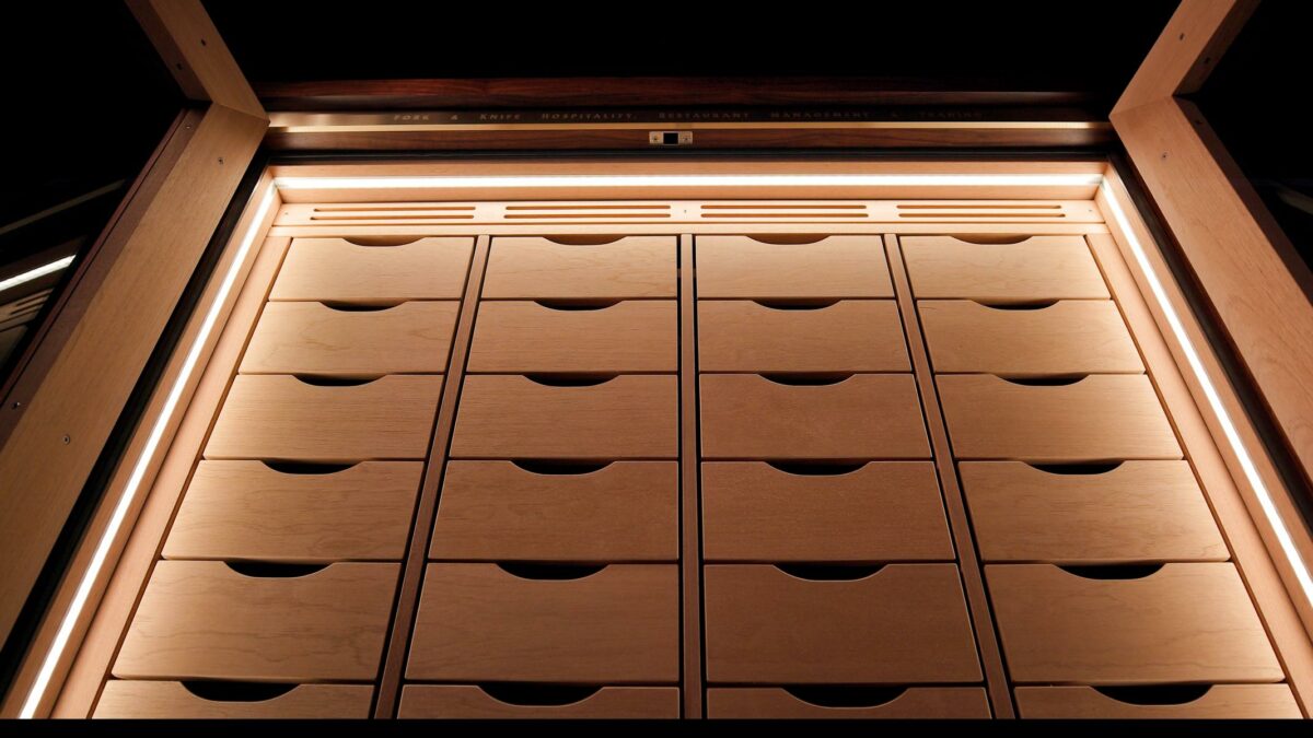 GERBER tailor-made humidors with customized equipment