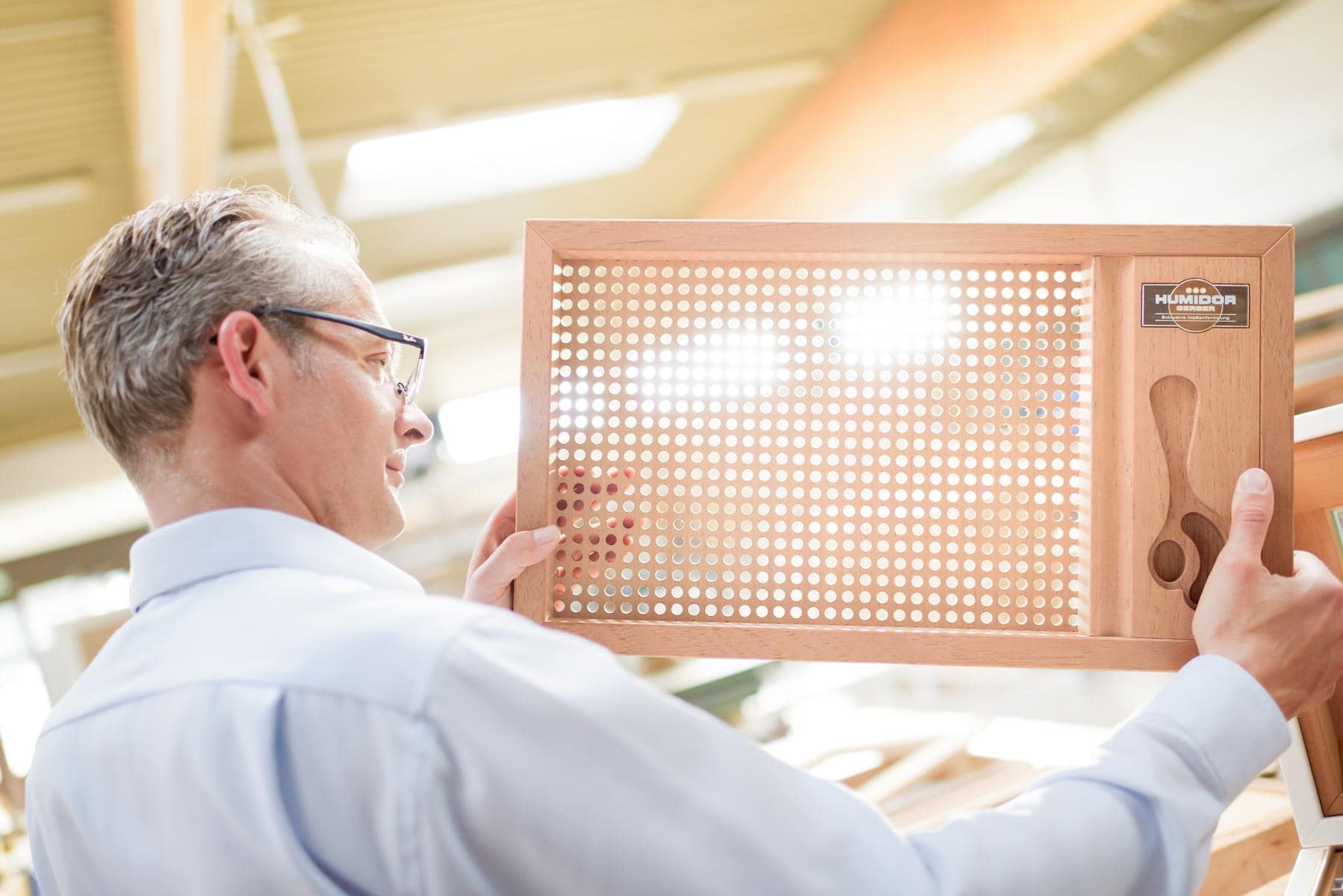 The best wood for humidors - Spanish cedar from Gerber in Germany for the best cigar storage.