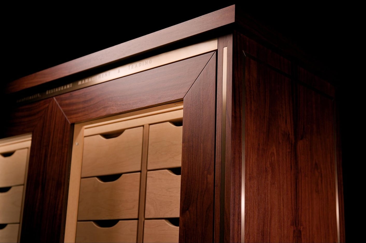 Spanish cedar cigar drawers for the best cigar storage in humidor and cigar cabinet
